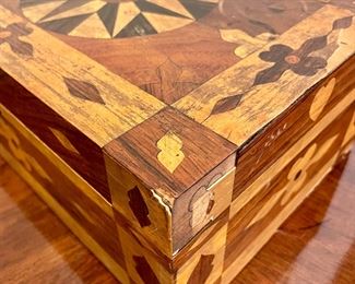 Alternate view of Marquetry Box.