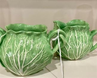 $200. Dodie Thayer Lettuceware Collectible Cream & Sugar Set. 