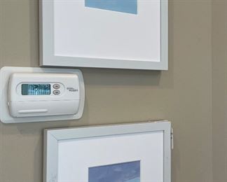 SOLD: Original Warner Artwork in Custom Frame. 13.5” x 13.5”.