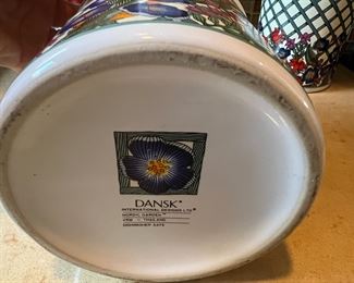 Set of 3 Dansk Nordic Garden Cannisters