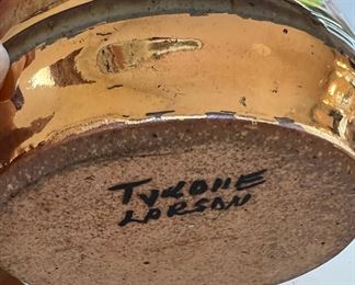 Pottery Jar with Lid by Tyrone Larson