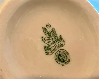 Porcelain Irish Belleek, Embossed Ivy and Berries Pitcher