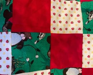 Assortment of Quilts and Embroidered Linens
