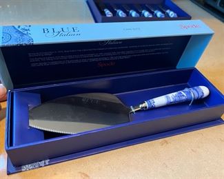 Spode Blue Italian Pie Cutter