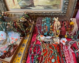 Assortment of Jewelry and Beads