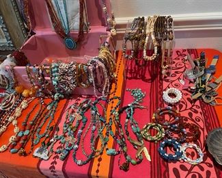 Assortment of Jewelry and Beads