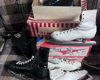 Vintage Skate Lot Placid Flyer,Rockette ChildAdult MidBasement
