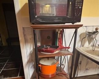 Microwave stand & microwave