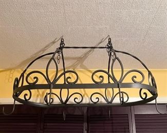 Wrought Iron Hanging Pot Holder