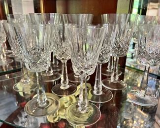 Assortment of Crystal Wine Glasses