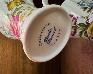 Two Collezione Paolo Roncai Coffee Mugs