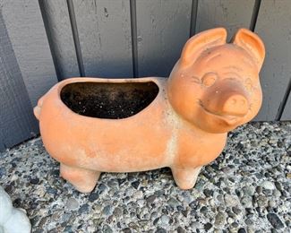Pig Themed Planter
