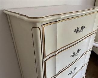 White Provincial Chest of Drawers