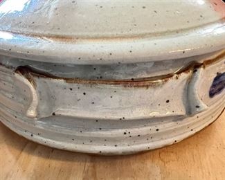 Mid Century Stoneware Casserole Dish