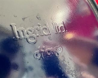 INGRID Ltd Chicago - Stacking Set of 6 - Multi Color Melamine Bowls