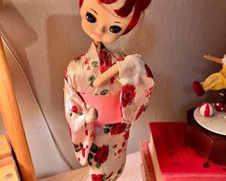 1960s Redhead Geisha - Bradley Doll Big Eye