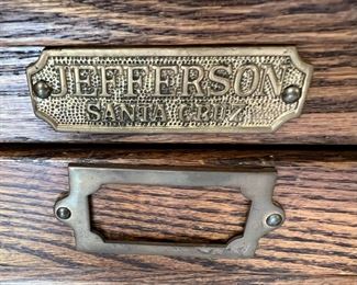 Jefferson Oak File Cabinet