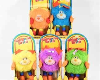 6: 5PC 1983 Mattel Rainbow Brite Sprite Plush MISB