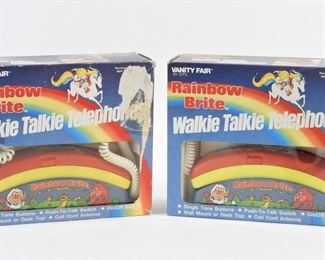 25: PR 1983 ERTL Vanity Fair Rainbow Brite Telephones