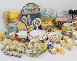 48: MASSIVE Rainbow Brite Dinner Party Collection