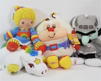 53: 4 Modern Rainbow Brite Large Figural Plush Pillows