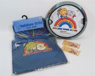 54: 4PC Rainbow Brite Car Floor Mats Accessory Group