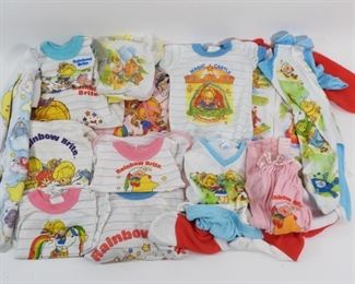 56: 15PC Vintage 1983 Rainbow Brite Pajama Collection