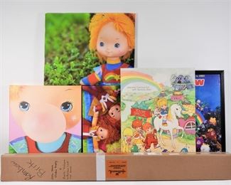 60: 6PC Rainbow Brite Poster Advertising Sign Group