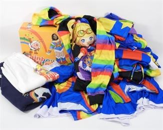 76: Rainbow Brite Adult Sweatshirt Dress Fleece Group