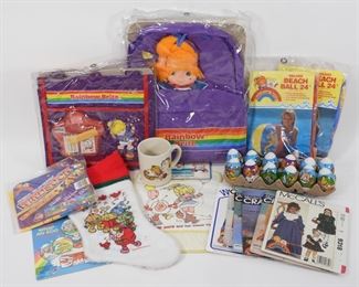 77: Vintage Rainbow Brite School Holiday Novelties