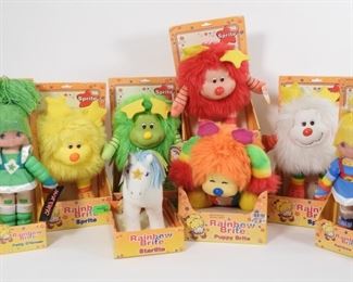 79: 8PC 2003 ToyPlay Rainbow Brite MISP Plush Toys