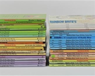 81: 44PC Vintage Rainbow Brite Children's Book Archive