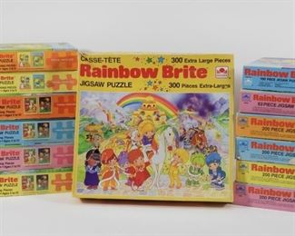 84: 13PC 1983 Golden Rainbow Brite Jigsaw Puzzles