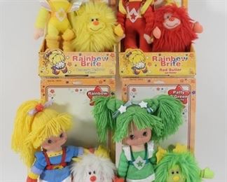 86: 4PC 2003 ToyPlay Rainbow Brite Doll Group MISP
