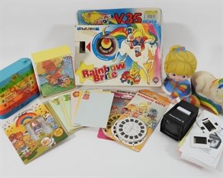 87: Vintage Rainbow Brite View-Master Clock Toy Group