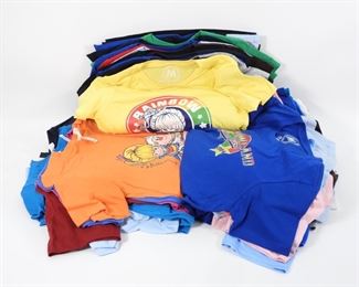 93: 20+ Modern Rainbow Brite Adult Size T-Shirt Group
