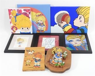 96: 8PC Rainbow Brite Original Fan Art Collection