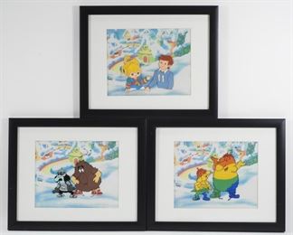 97: 3PC Rainbow Brite Original Animation Cel Group