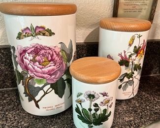 Three Midwinter England Staffordshire Canisters