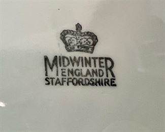 Three Midwinter England Staffordshire Canisters