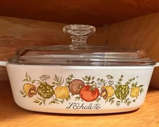 Corningware Spice of Life L'Echalote Casserole Dish with Lid