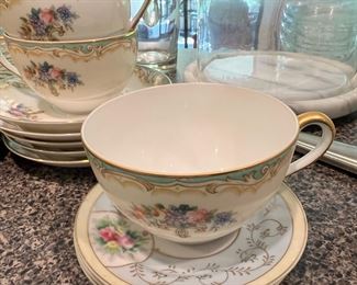 Noritake Crandon Teacup and Saucers