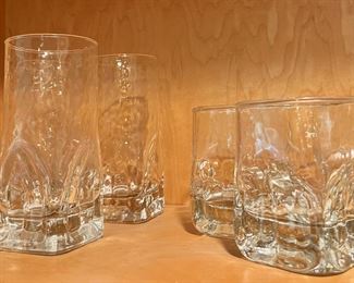 Set of 4 Durobor Drinking Glasses , 3 Whiskey Glasses
