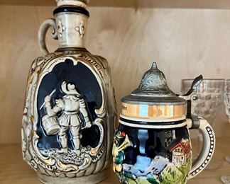 West Germany Stein, European Musical Decanter