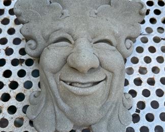 Cement Garden Spirit Wall Plaque