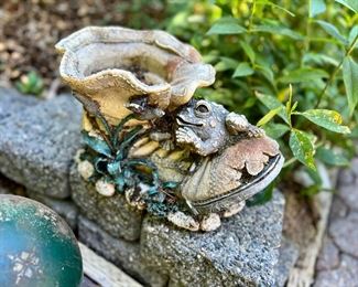 Frog on a Boot Planter