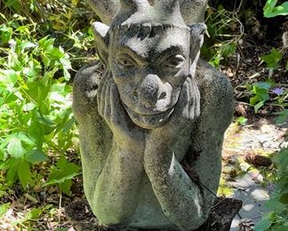 Cement Gargoyle Statue