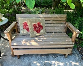 Outdoor Wood Bench