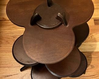 Wood Figurine/Decor Stand