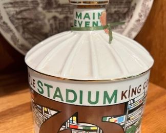 Northwest Wonders Porcelain Seattle Kingdome Jim Beam Decanter